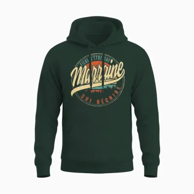 Fière D'être Une Marraine Qui Déchire Humour T Unisex Hoodie - Forest