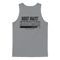 Retirement Gift Idea Retired Budget-Analyst Unisex Tank Top - Sport Grey – 1