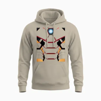 Marvel Iron Man Tony Stark T-Shirt Costume Unisex Hoodie - Sand