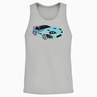 Best Car/ Best Design/ Fast and Furious/ Exile Car Unisex Tank Top - Ash