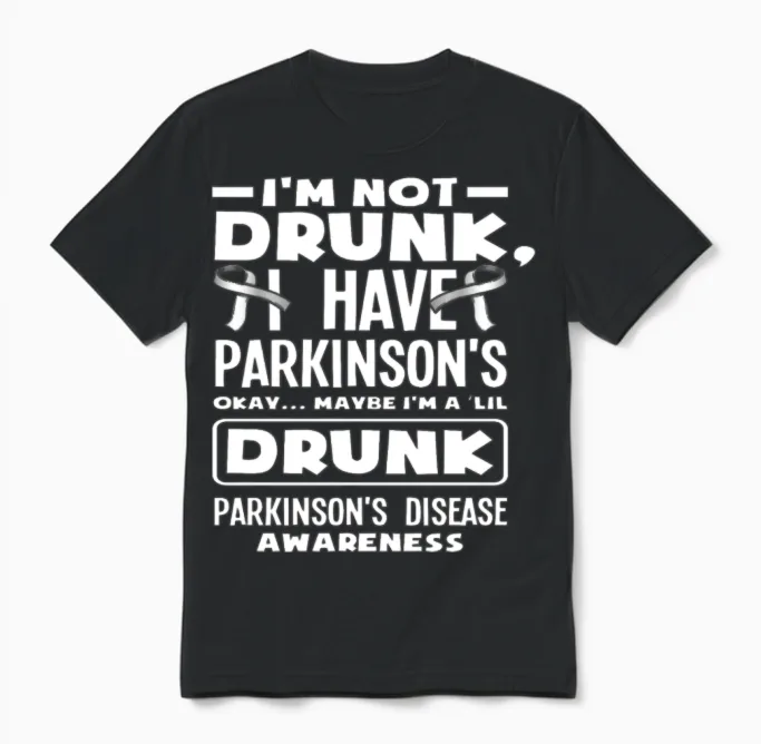 Parkinsons Disease Parkinson's Awareness Unisex T-Shirt in Black