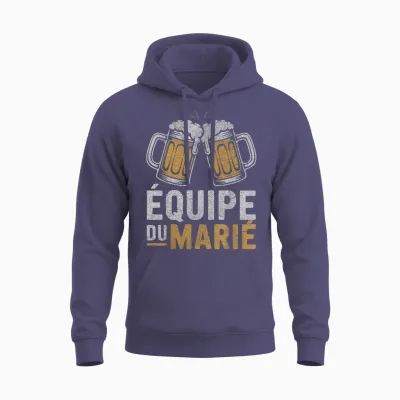 Team Groom Gift Evg Perfect for Future Wedding Unisex Hoodie - Heather Sport Dark Navy