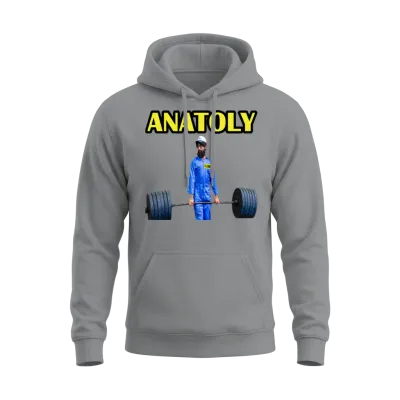Anatoly Gym Cleaner Unisex Hoodie - Sport Grey