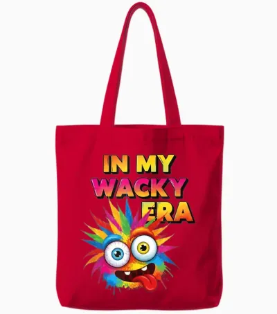 Wacky Costume Mismatch Day Outfit Tote Bags - Red