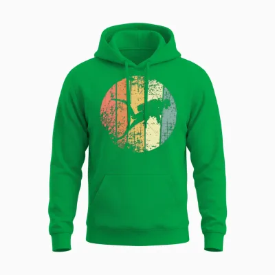 Diver Retro Scuba Diving Unisex Hoodie - Irish Green