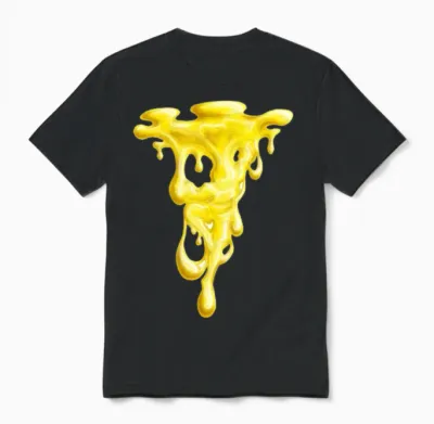 Yellow Unisex T-Shirt - Black