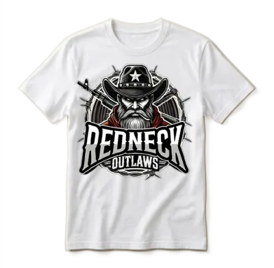 Redneck Outlaws 26 Unisex T-Shirt - White