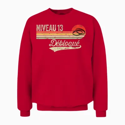 Idée Cadeau Humour Noces De Muguet - 13 Ans De Mariage Unisex Sweatshirt - Red