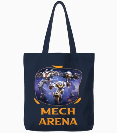 Mech Arena Tote Bags - Navy