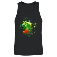 Music Note Lovers Unisex Tank Top - Black – 2