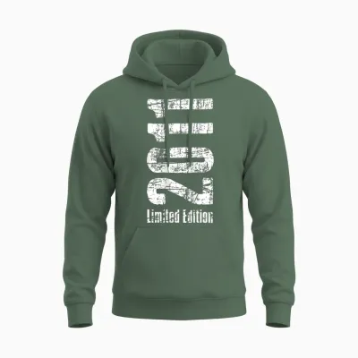 15 Years Boy Girl Birthday 15 Years Limited Edition 2011 Unisex Hoodie - Military Green
