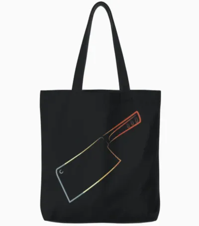 Vintage Cleaver Tote Bags - Black