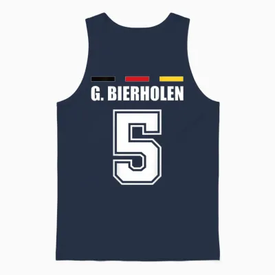 Funny Name Germany Jersey for Mallorca and the Party T-Shirt, Black Unisex Tank Top - Navy