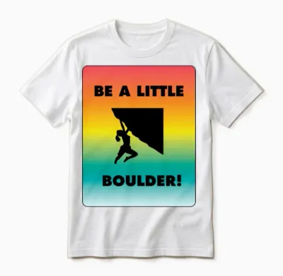 Boulder Retro Unisex T-Shirt - White