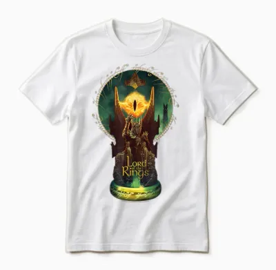 Wb 100: the Lord of the Rings the Eye of Sauron Unisex T-Shirt - White