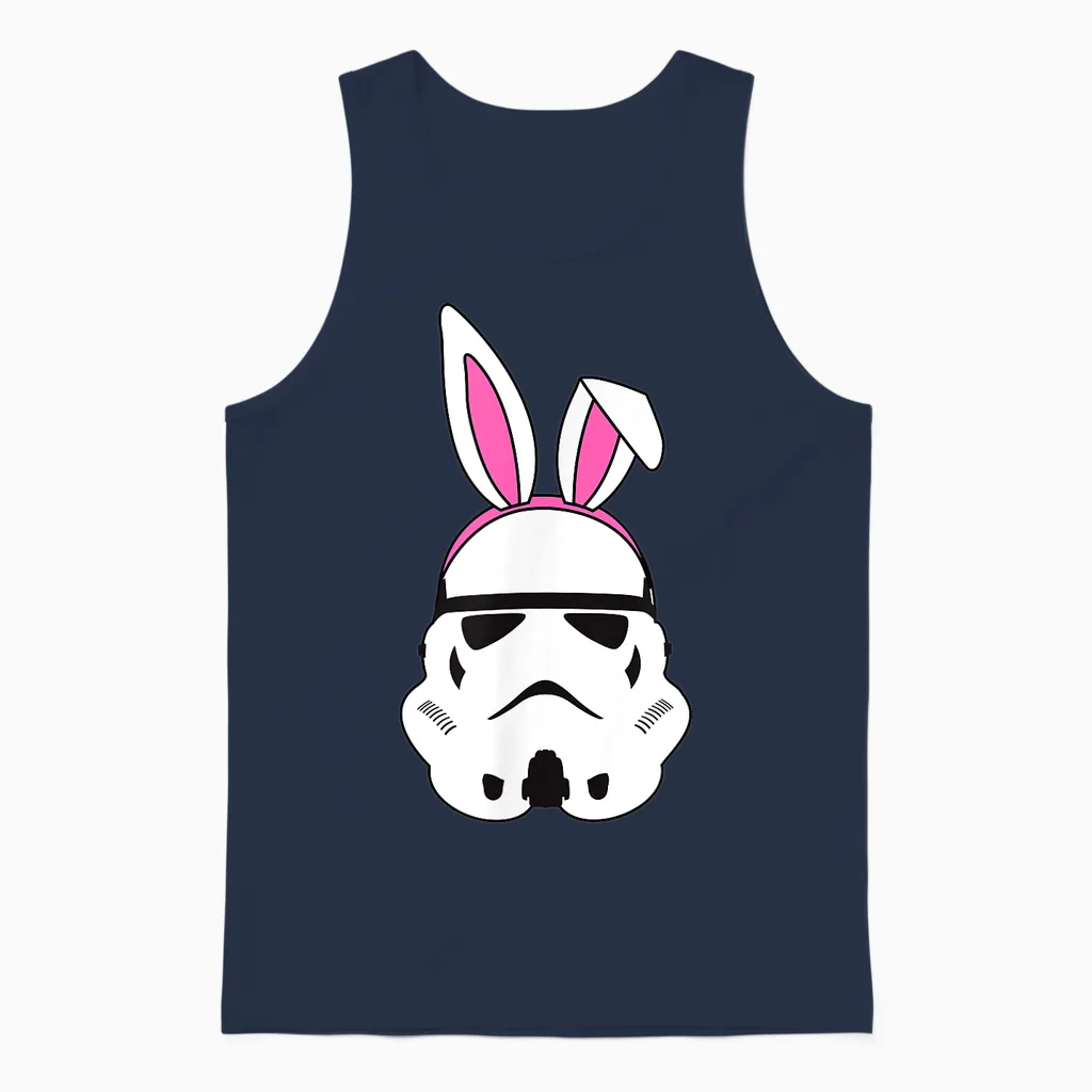 Amazon Essentials Star Wars Stormtrooper Spring Easter Bunny Ears Unisex Tank Top in Navy