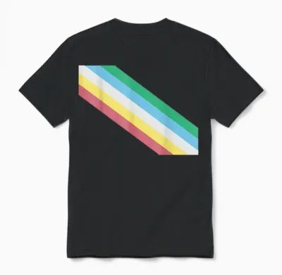 Disability Pride Flag, Disabilities Month, Disability Unisex T-Shirt - Black