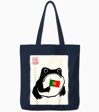 Drapeau Portugais Hommes Femmes Enfants Portugal Tote Bags - Navy