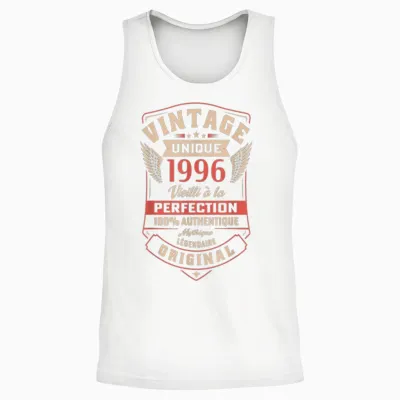 1996 Cadeau Anniv. 30 Ans Homme Femme Vintage Amusant Fête Unisex Tank Top - White