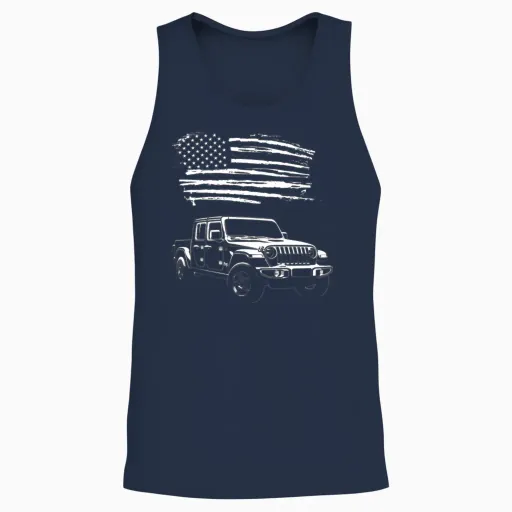 Jeep Gladiator Unisex Tank Top - Navy