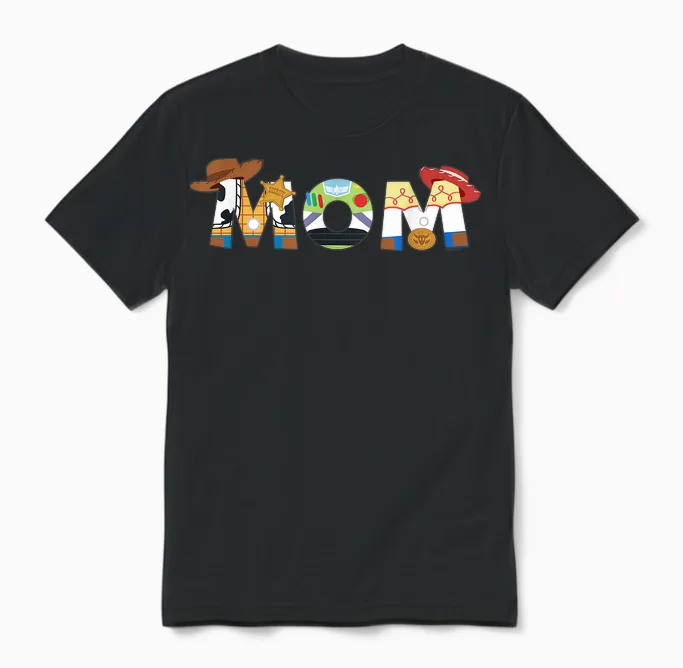 Disney and Pixar’s Toy Story Mom Mother’s Day Birthday Unisex T-Shirt in Black
