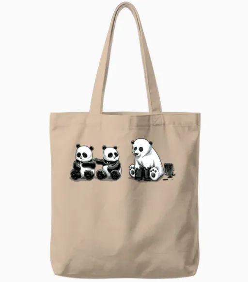 Funny Tote Bags in Natural