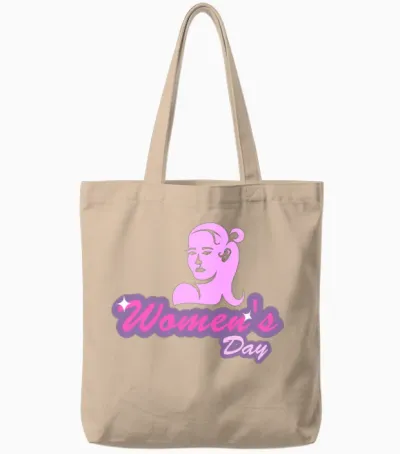 Women's Day Tote Bags - Natural