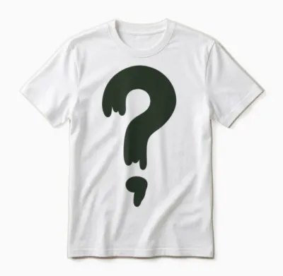 Mystery Shack ? Question Mark Staff Uniform Unisex T-Shirt - White