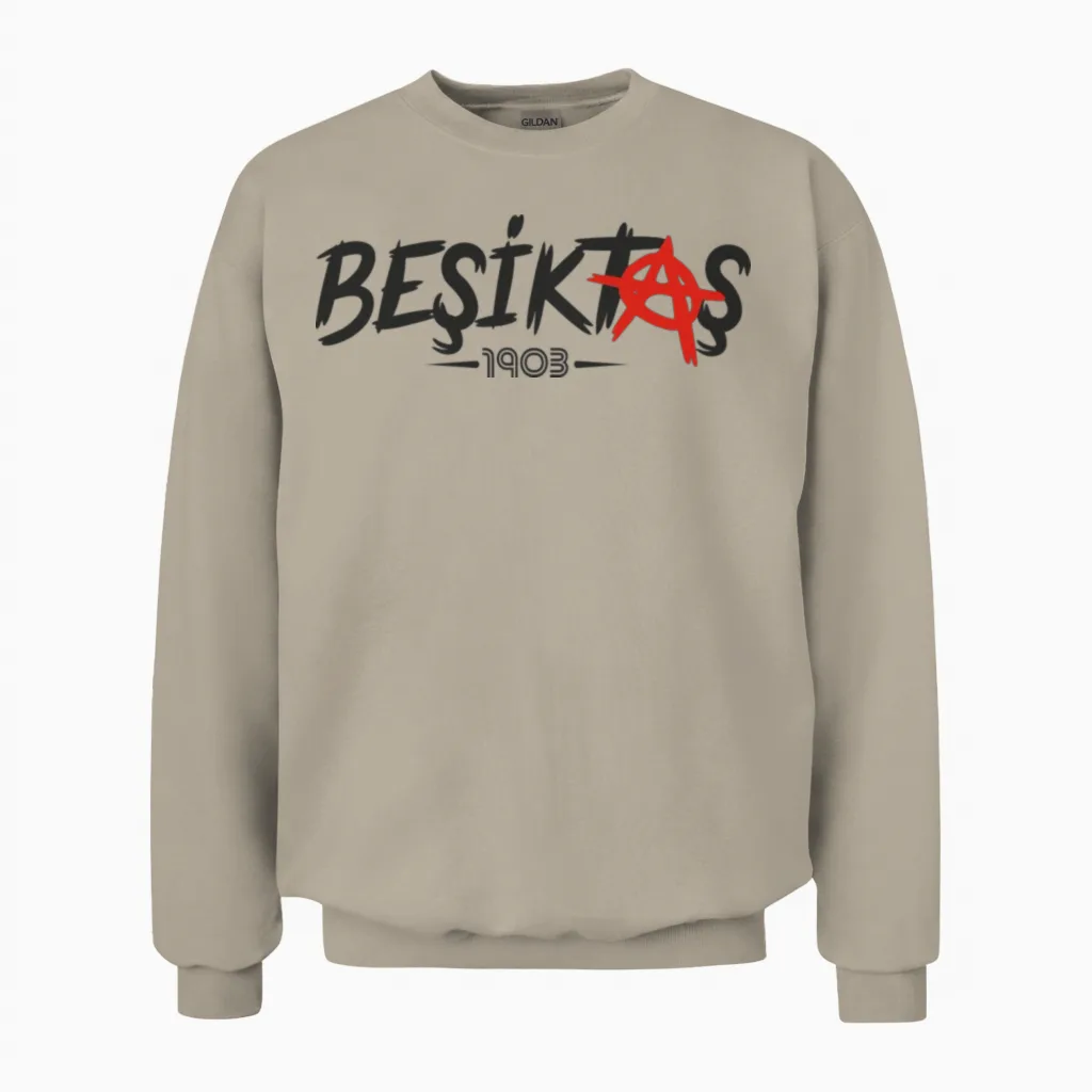 Beşiktaş Besiktas Unisex Sweatshirt in Sand