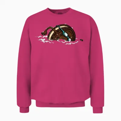 Funny Swimming Oreo Unisex Sweatshirt - Heliconia