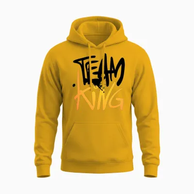 Team King ! Only One Place Unisex Hoodie - Gold
