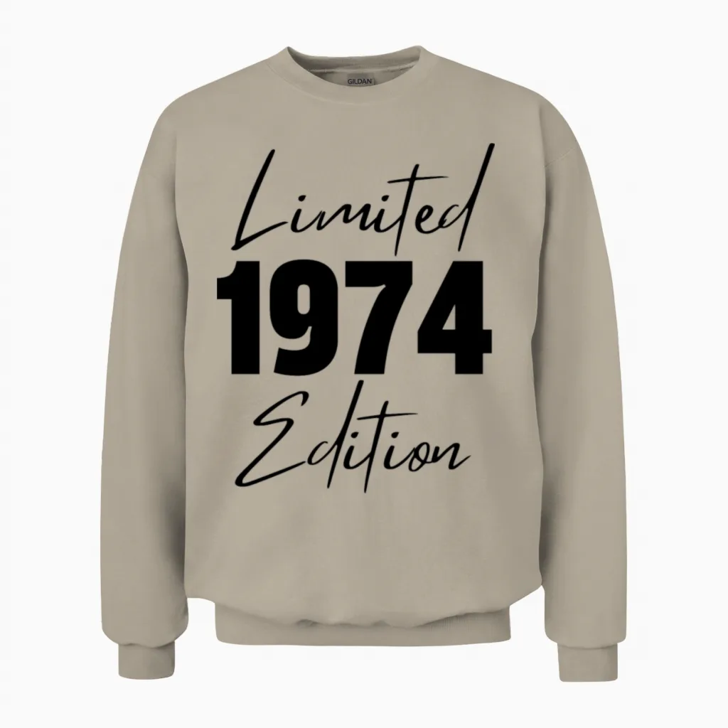 1974 Limited Edition Unisex Sweatshirt in Sand