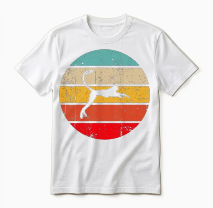 Monkey Retro Unisex T-Shirt in White