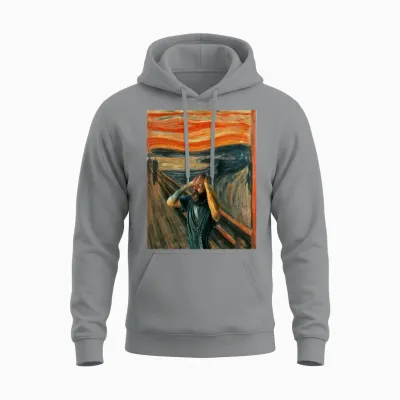The Scream (death Grips) Unisex Hoodie - Sport Grey