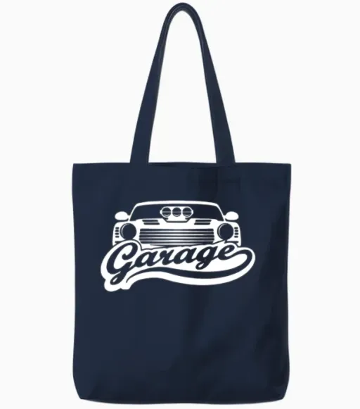 Garage - Auto Tuning - Mechanics Tote Bags in Navy