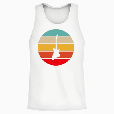 Eguitar Retro Unisex Tank Top - White