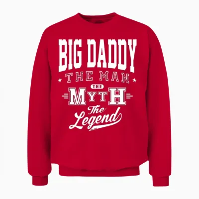 Big Daddy Legend Unisex Sweatshirt - Red