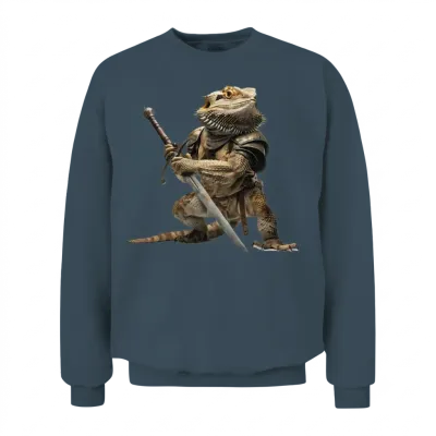 Bearded Dragon Unisex Sweatshirt - Dark Heather