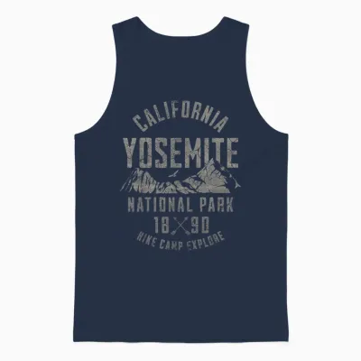 Yosemite National Park Unisex Tank Top - Navy