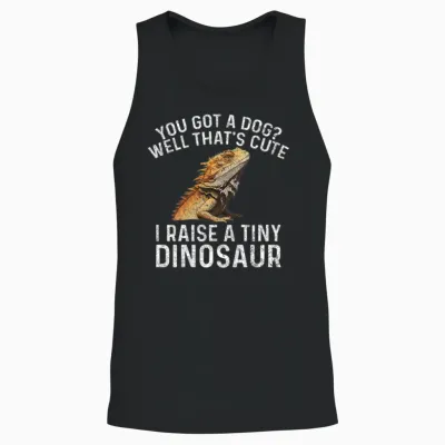 Bearded Dragon Owner Bearded Dragon Pet Unisex Tank Top - Black