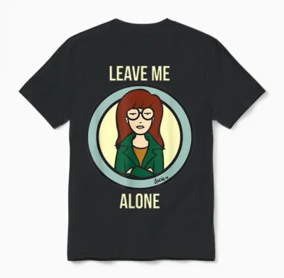 Mademark X Daria - Leave Me Alone Daira Unisex T-Shirt - Black
