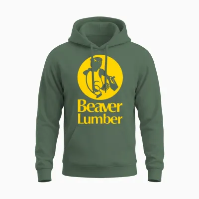 Beaver Lumber Unisex Hoodie - Military Green