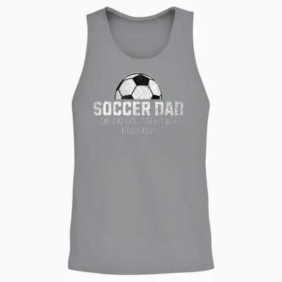 Funny Soccer Dad Unisex Tank Top - Sport Grey
