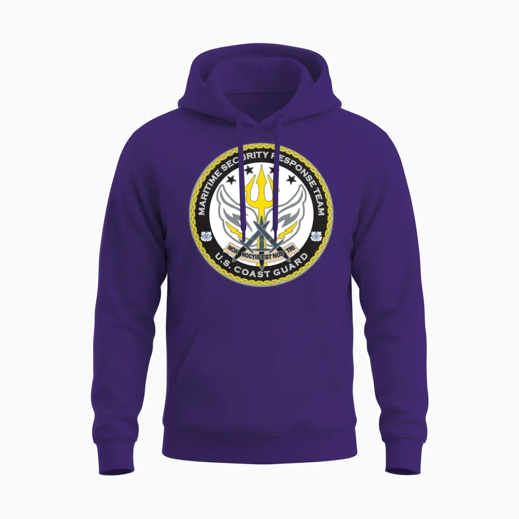 Maritime Security Response Team (u.s. Coast Guard) Unisex Hoodie in Purple
