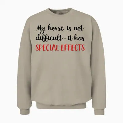 Horse Unisex Sweatshirt - Sand