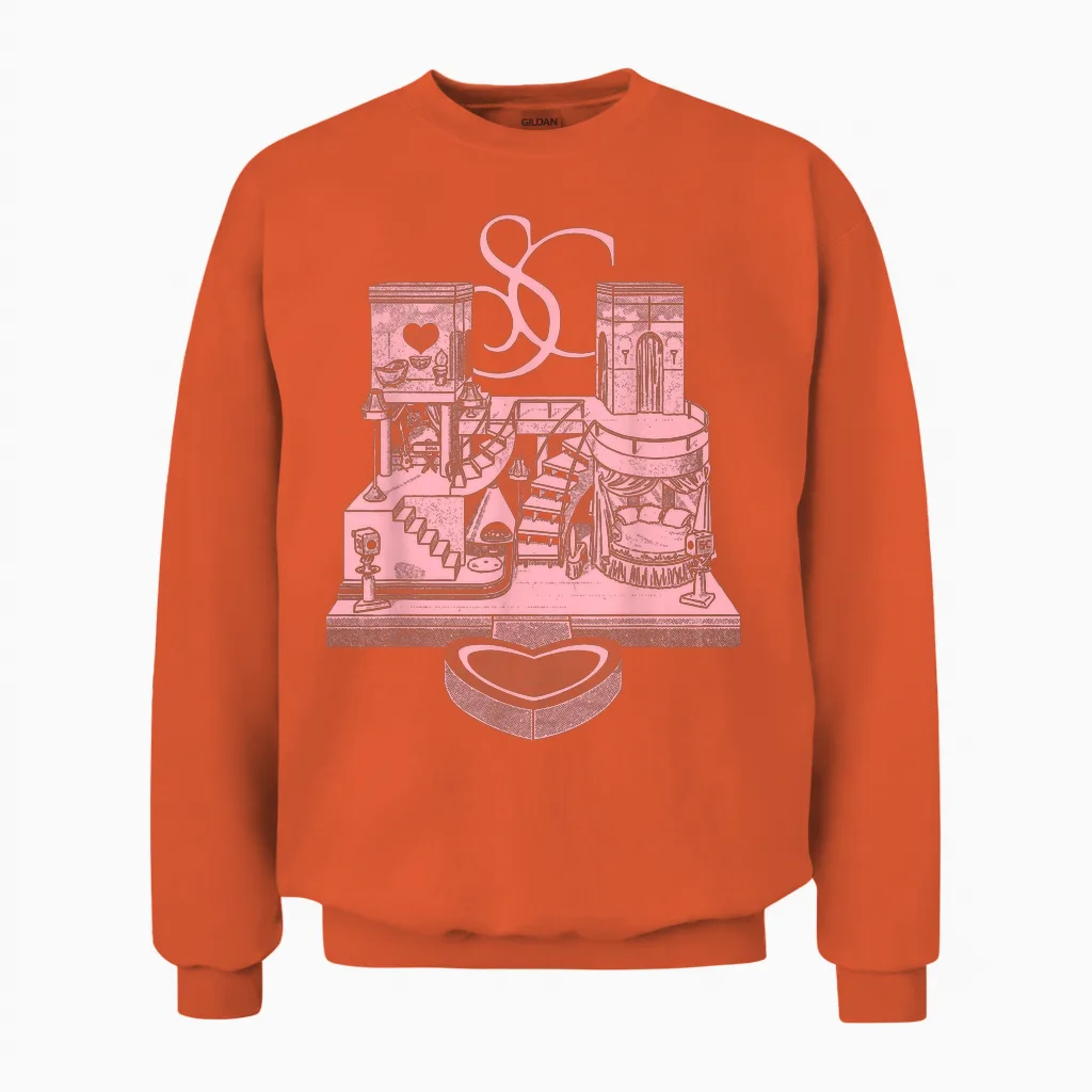 Do You Want the House Tour Sabrina Trending Shirt Men Women Unisex Sweatshirt in Orange