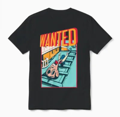 Wanted!! Unisex T-Shirt - Black