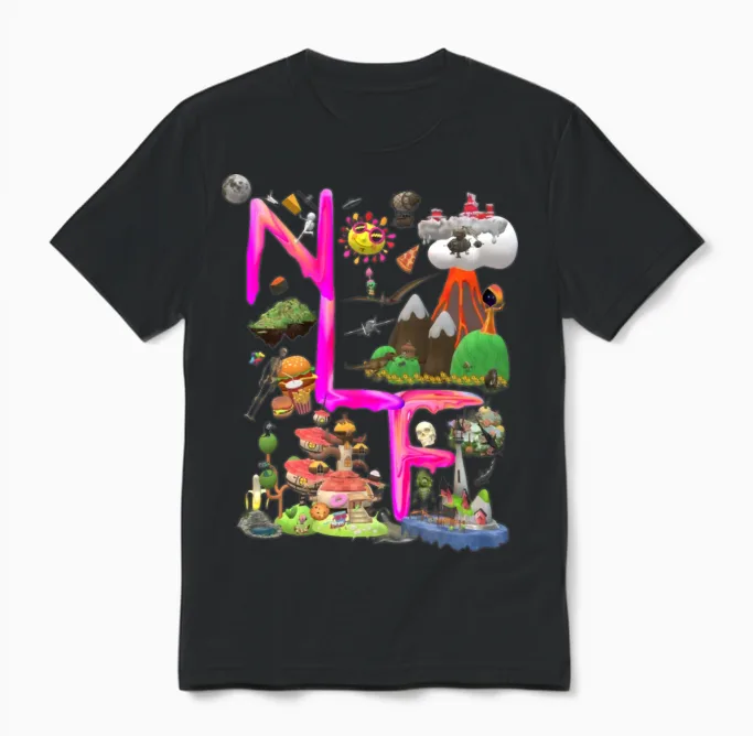 Nlf 3d Animation Only Unisex T-Shirt in Black