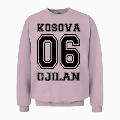 Kosovo Gjilan Albania Shirt Kosovo Gift Unisex Sweatshirt - Light Pink