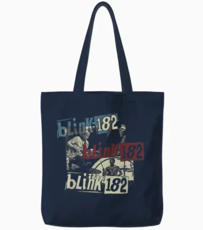 Official Blink-182 Photo Tote Bags - Navy